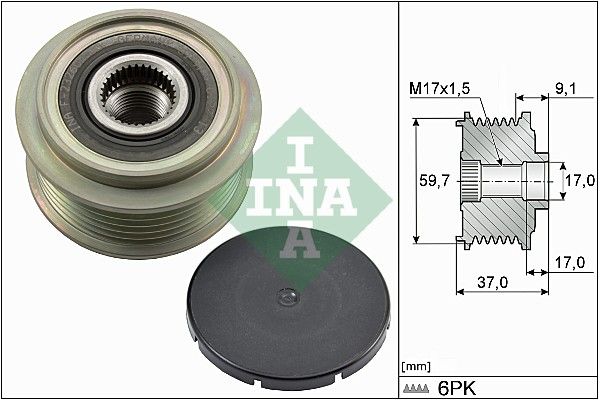 WILMINK GROUP Механизм свободного хода генератора WG1253616